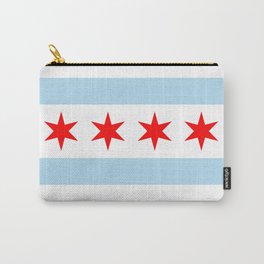 Chicago Flag Carry-All Pouch
