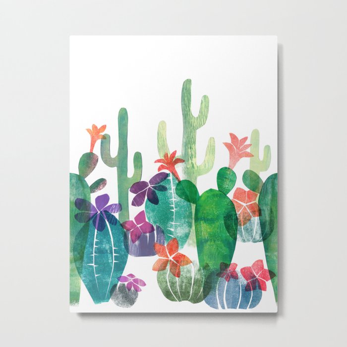 Blooming Desert Metal Print