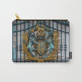 Royal Arms on Buckingham Palace Gate London England Carry-All Pouch