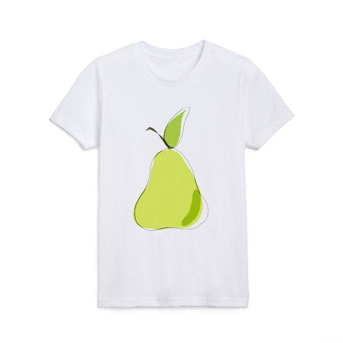A Single Yellow Pear No.2 Kids T Shirt