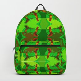 Patternplay by green tones ... Backpack