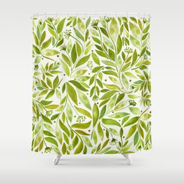 Leafy Green Shower Curtain