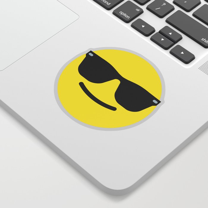 Smiling Sunglasses Face Emoji Sticker
