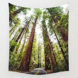 humboldt redwood forest Wall Tapestry