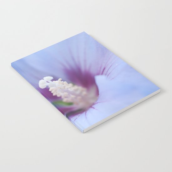Soft Purple Hibiscus Flower #1 #art #society6 Notebook