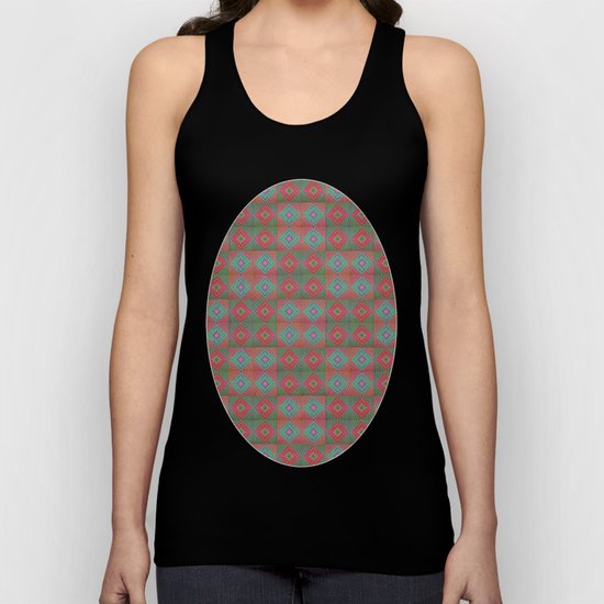 Colonial Rug Pattern Unisex Tank Top