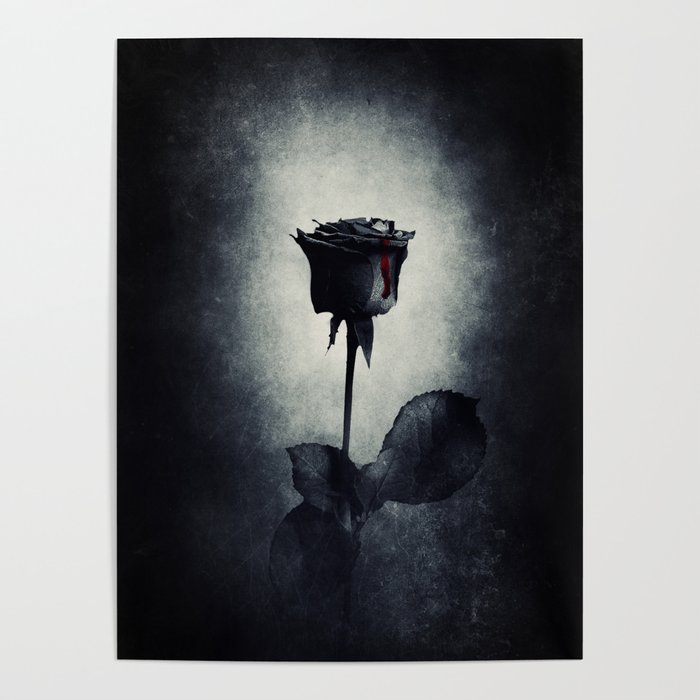 BLACK ROSE GOTHIC NEW GIANT POSTER WALL ART PRINT PICTURE G315 