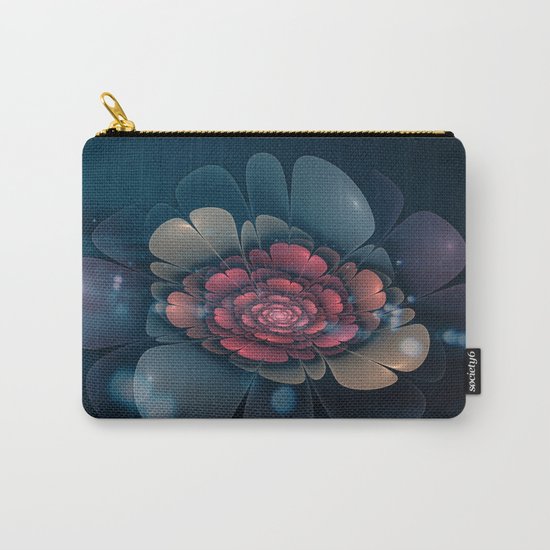 A Beautiful Fractal Flower Carry-All Pouch