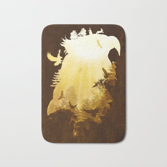 Watchers in the Sky Bath Mat