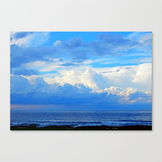 Clouds out at Sea Canvas Print