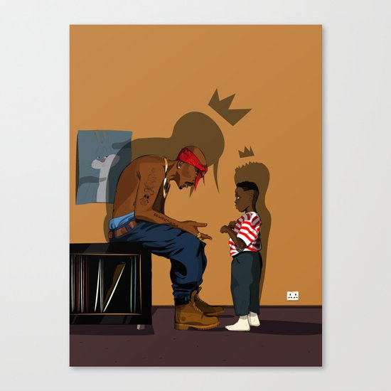 Just be the King Canvas Print