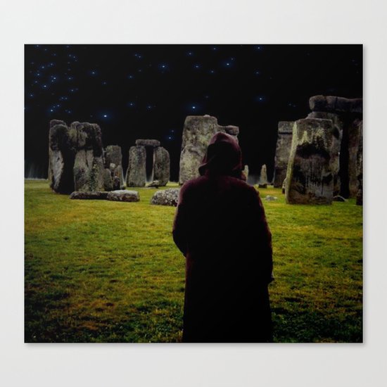 Druid Princess of Stonehenge Canvas Print