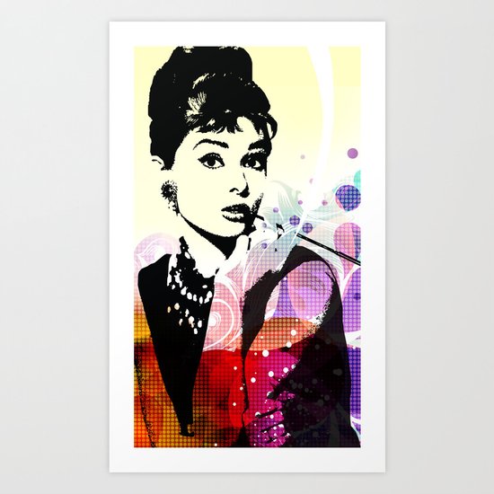 Audrey Hepburn Art Print