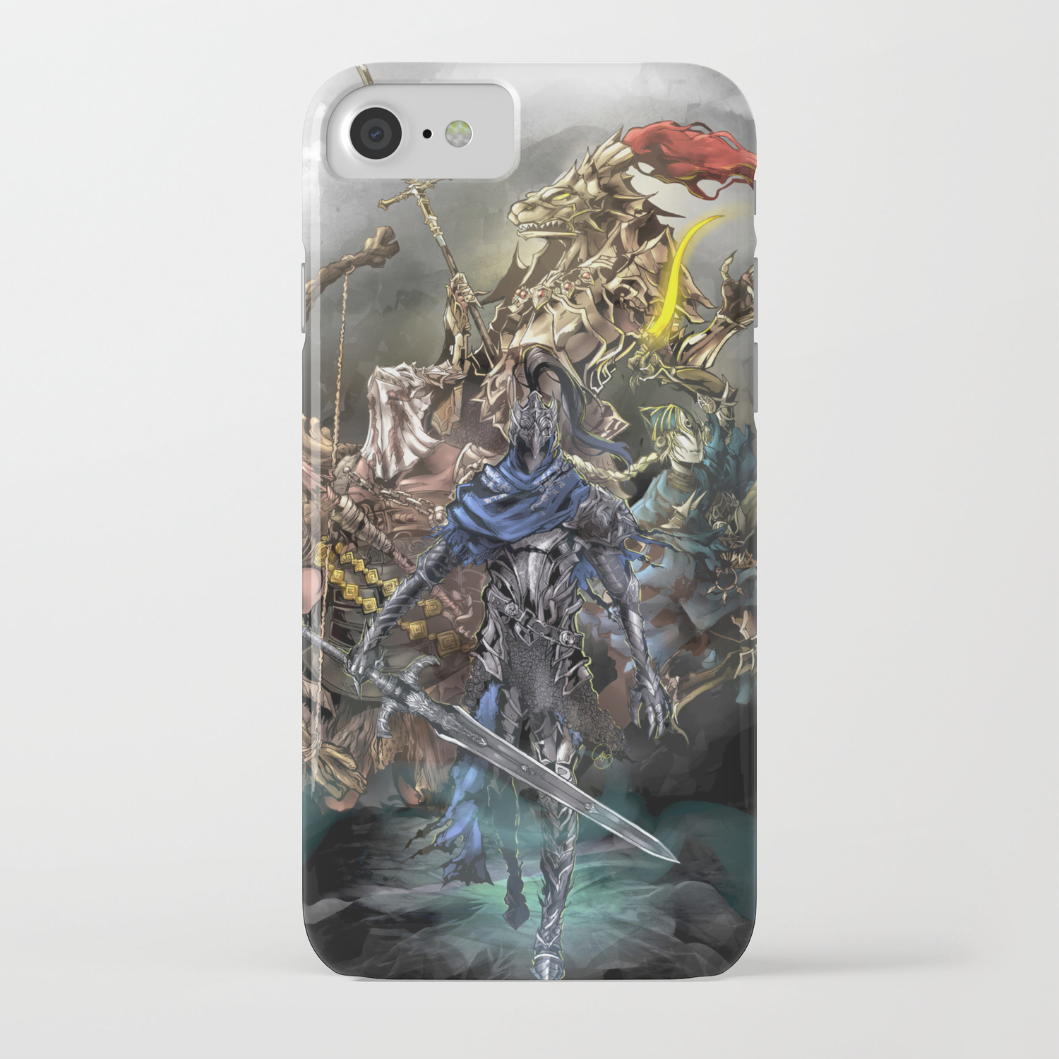 Dark Souls Knights Of Gwyn Iphone Case By Karniz Society6