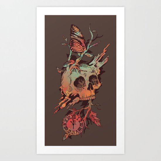 Mors et Natura Art Print