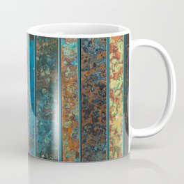 Metal Patina Stripes #2 Coffee Mug