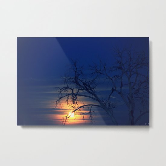 Penumbral Lunar Rising Metal Print
