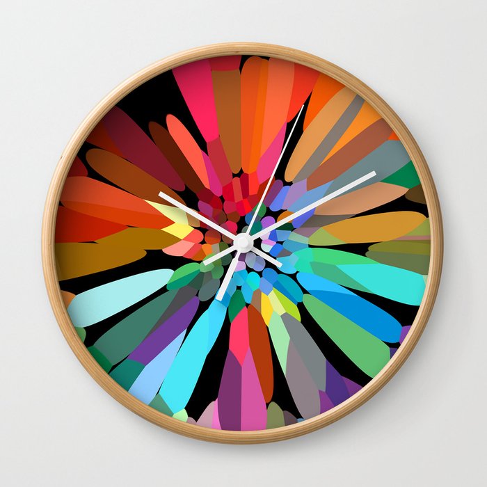 "Flower" Wall Clock