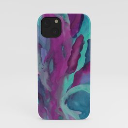 Watercolor abstraction iPhone Case