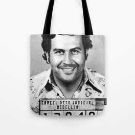 Pablo Escobar Mug Shot Tote Bag