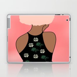 Woman At The Meadow 22 Laptop Skin