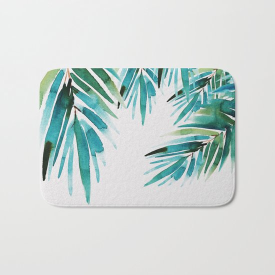Under palm trees Bath Mat