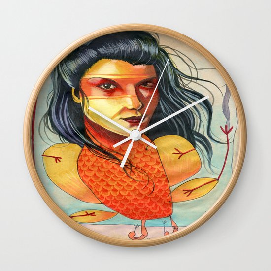 FIRE BIRD Wall Clock