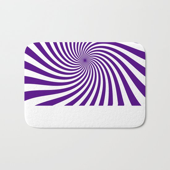 Swirl (Indigo/White) Bath Mat