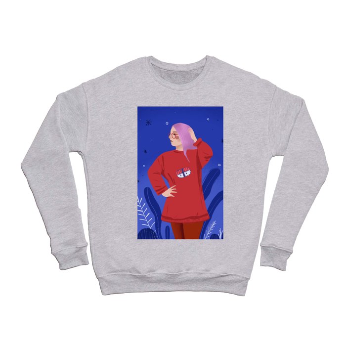 Girl sleepover Crewneck Sweatshirt