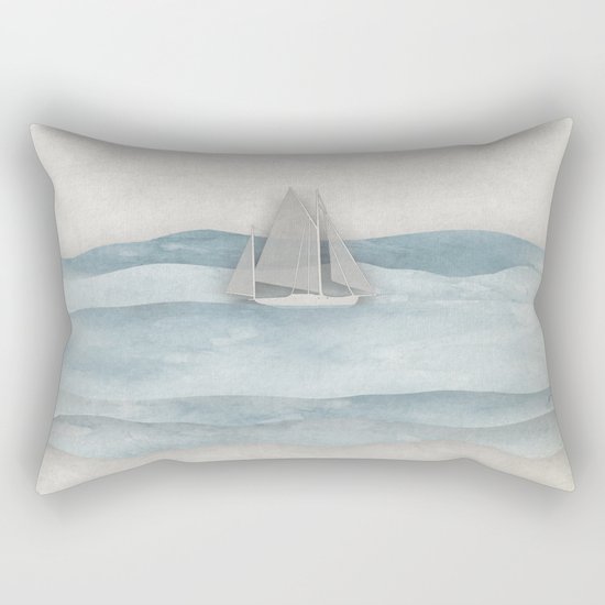 Floating Ship Rectangular Pillow