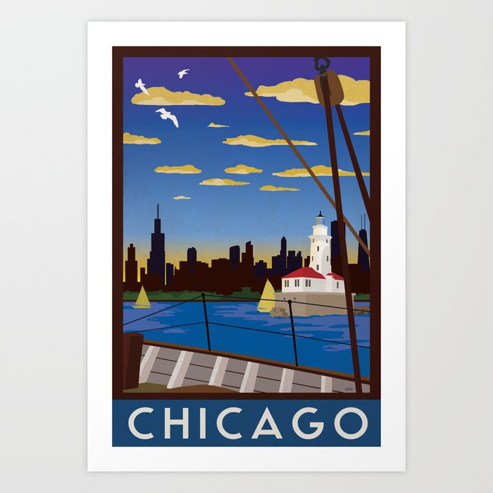 art nouveau travel poster