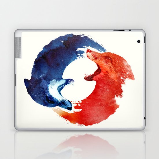 Ying yang Laptop & iPad Skin