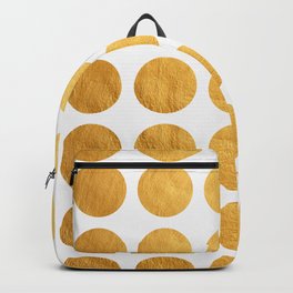 Minimalism golden circles Backpack