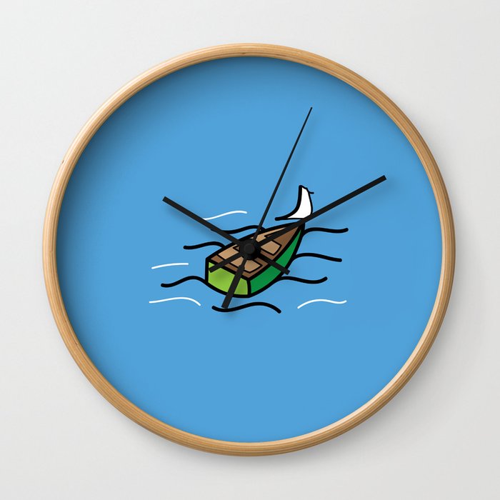 Mini Boat Wall Clock