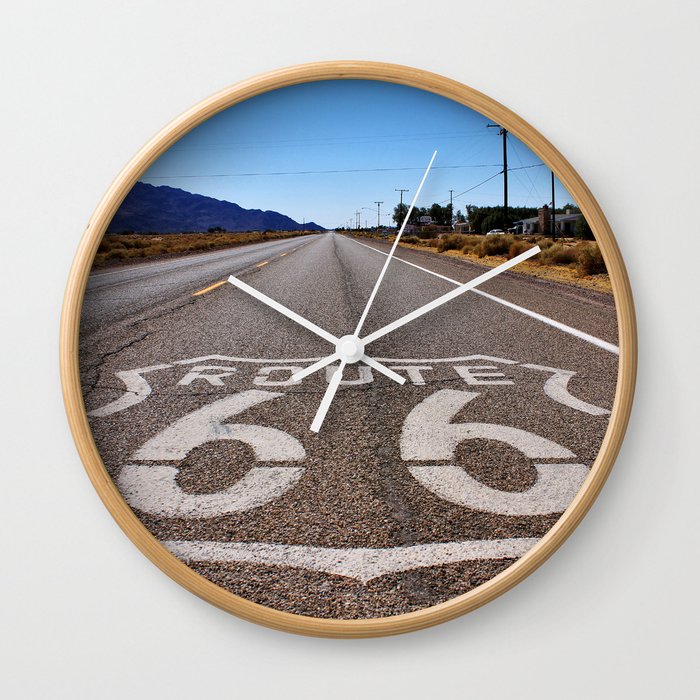 Historic Route 66 Wall Clock