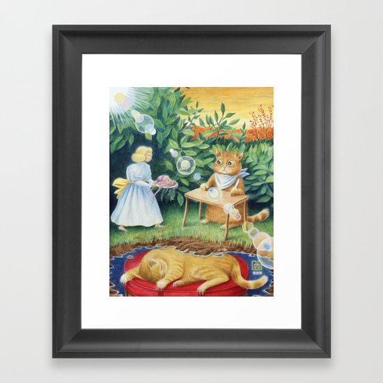 Beauty Lives By Kindness Framed Art Print