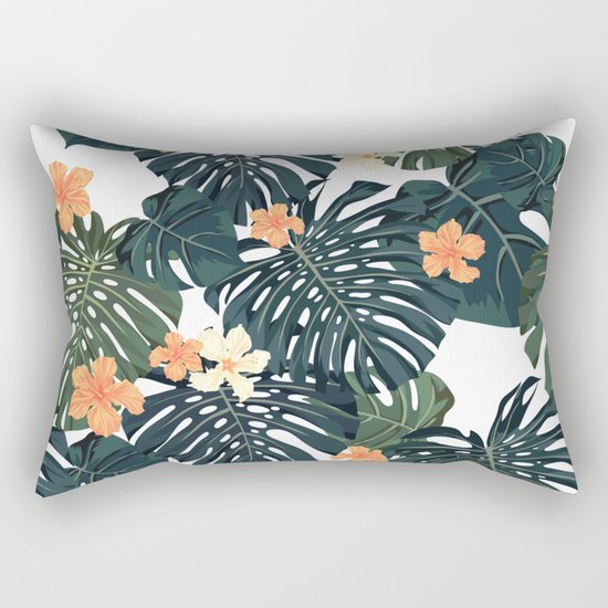 Tropical retro Rectangular Pillow