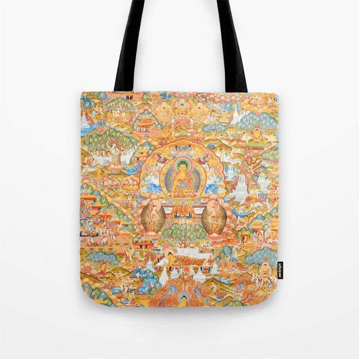 Mandala Buddhist 14 Tote Bag