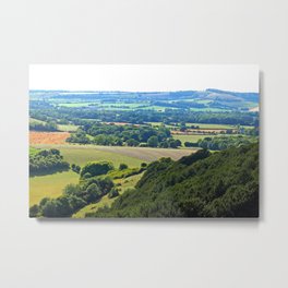 The Meon Valley Metal Print | Nationalpark, England, Landscape, Color, Rural, Beautiful, Digital, Meonvalley, Southdowns, Hampshire 