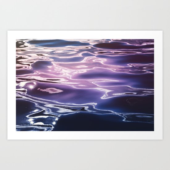 Fluid summer Art Print