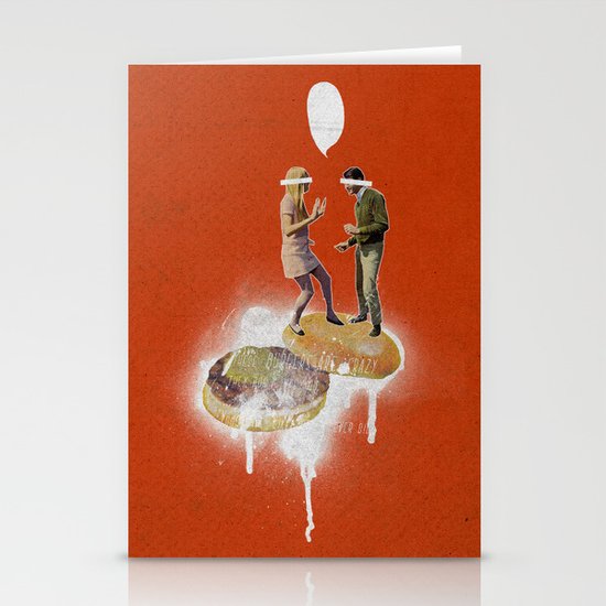 Danse Sale | Collage Stationery Cards