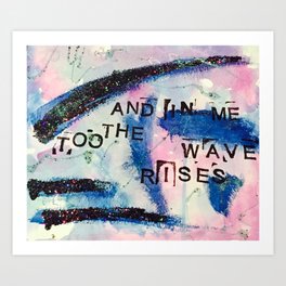 The Waves Art Print