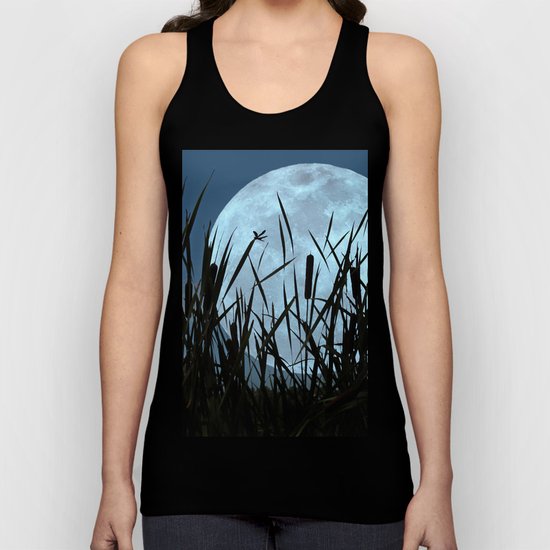 Between the Moon and Marsh Unisex Tank Top