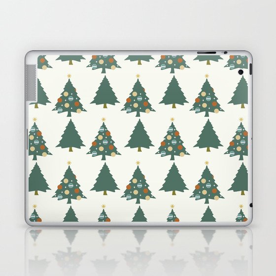 Christmas tree pattern Laptop & iPad Skin