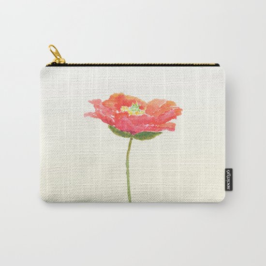 red poppy Carry-All Pouch