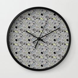 "Cells and bacteria's party" Wall Clock