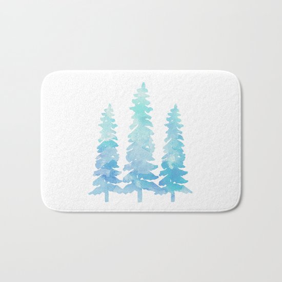 Tahoe Trees Bath Mat