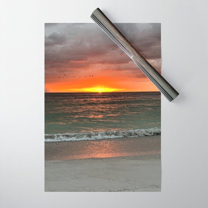 Moody Sunset Wrapping Paper