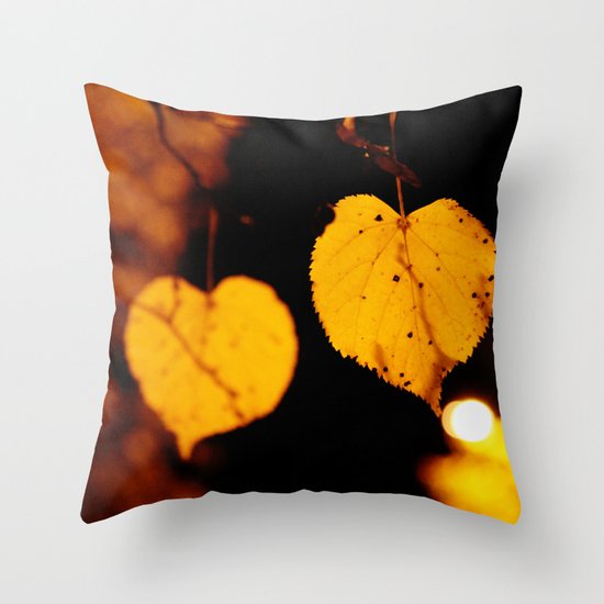 Side by side...last night Throw Pillow