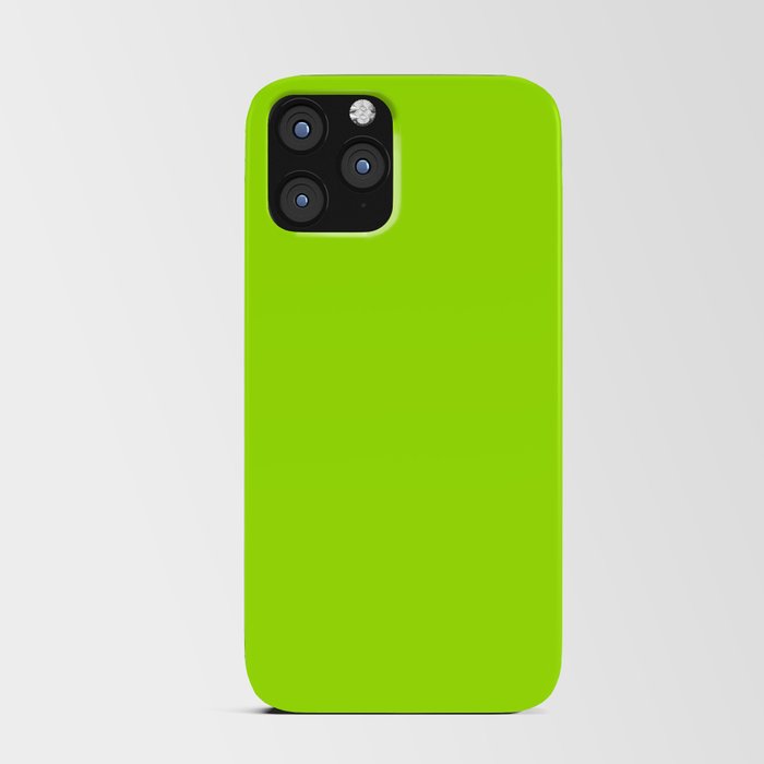 Monochrome green 170-255-0 iPhone Card Case